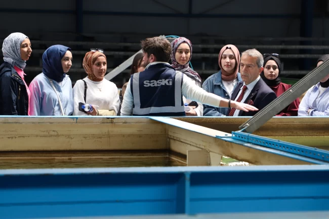 Sakarya'da öğretmen adayları suyun yolculuğuna tanıklık etti