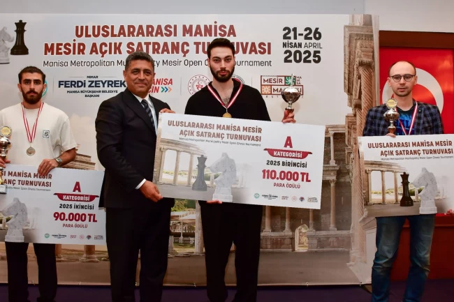 Manisa Festivali Satranç Turnuvası'nda şampiyon belli oldu