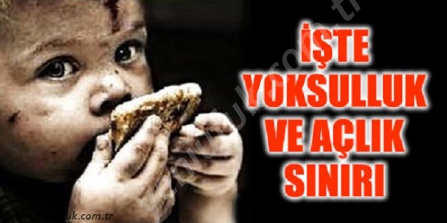 YOKSULLUK SINIRI 5 BİN TL'YE ULAŞTI..