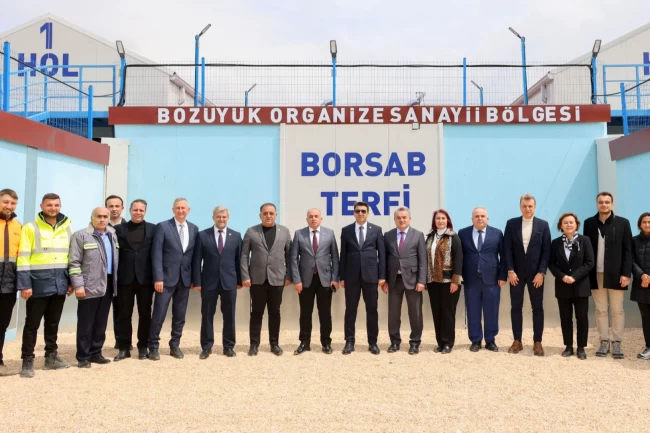 Bozüyük OSB'de modern su deposu ve terfi binası açıldı