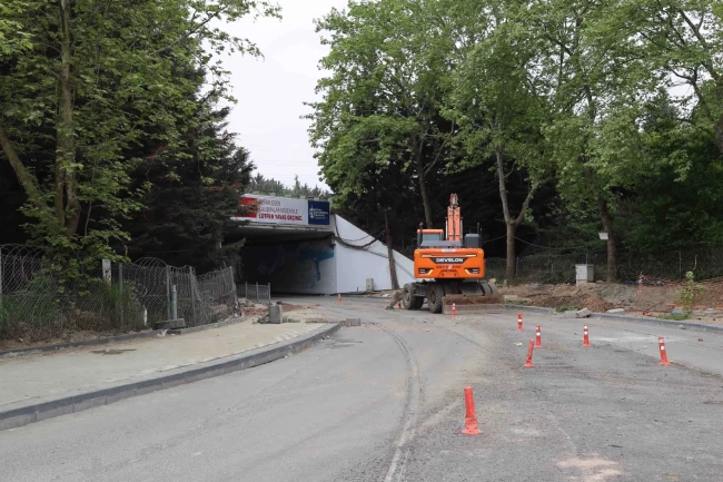 TEM Otoyolu alt geçidine estetik dokunuş