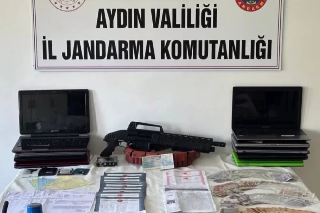 Aydın merkezli 8 ilde dolandırıcılık çetesi çökertildi