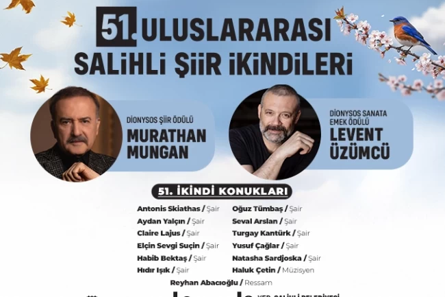 Uluslararası Salihli şiir ikindileri yeniden hayat buluyor