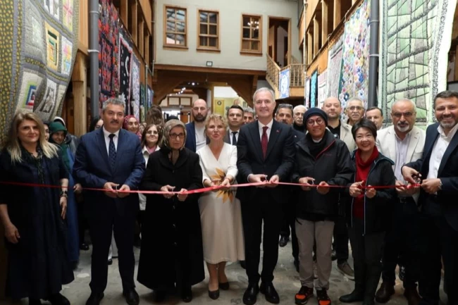 Kırkyama sanatı İnegöl Kent Müzesinde görücüye çıktı