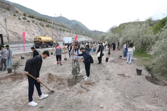 Kayseri Melikgazi'nin yeşil dokusu güçleniyor