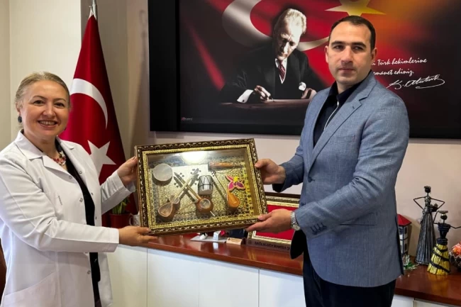 Manisa'da Azerbaycan heyetinden ziyaret