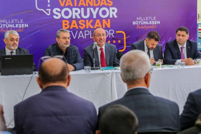 Konya Meram'ın mahallelerinde hizmet seferberliği sürüyor