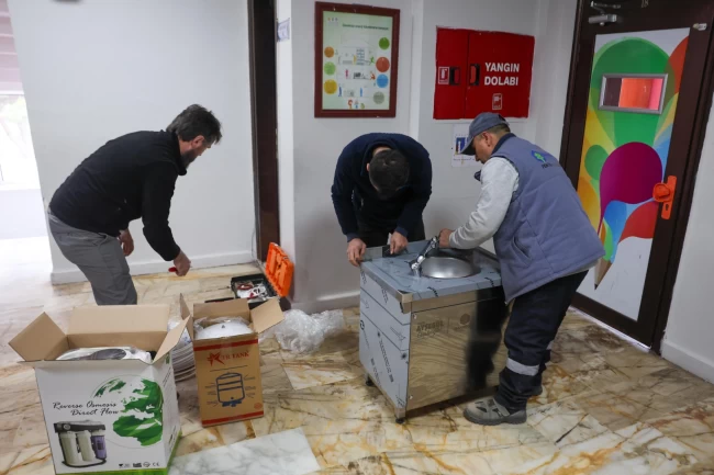 İstanbul Bakırköy Belediyesi'nden devlet okullarına su arıtma desteği