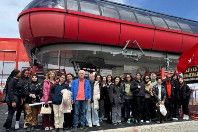 Erasmus öğrencileri Erciyes'e hayran kaldı