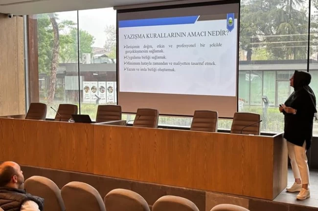 Bursa İnegöl Belediyesi'nde kurum içi eğitimlere devam