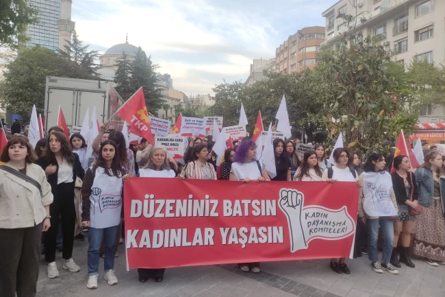 Bahar Aksu için Şişli'de öfkeli eylem!