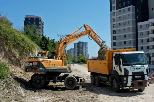 Ordu Fatsa'da yollar genişletiliyor
