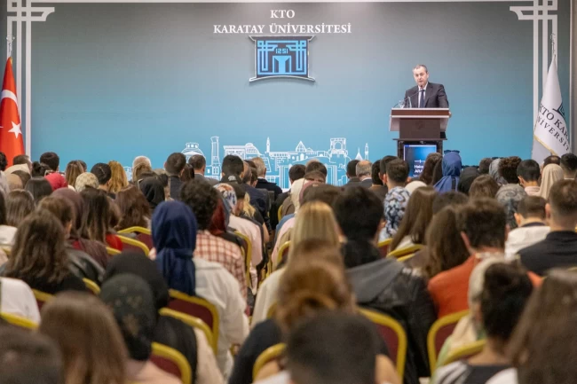 Hakan Aran'dan KTO Karatay öğrencilerine ilham verdi