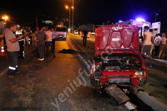 FECİ KAZA 1 ÖLÜ 1 YARALI