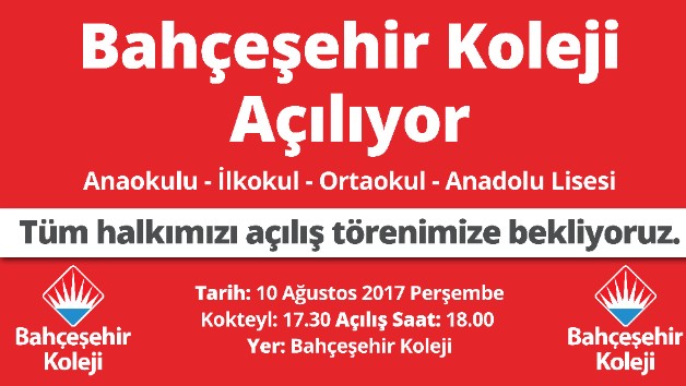 10 AĞUSTOS'TA AÇILIYOR!..