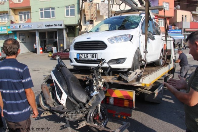 TRAFİK KAZASI:2 AĞIR YARALI