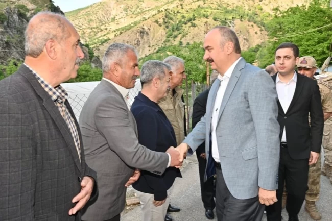 Batman Valisi Canalp'ten Sason İlçesine ziyaret