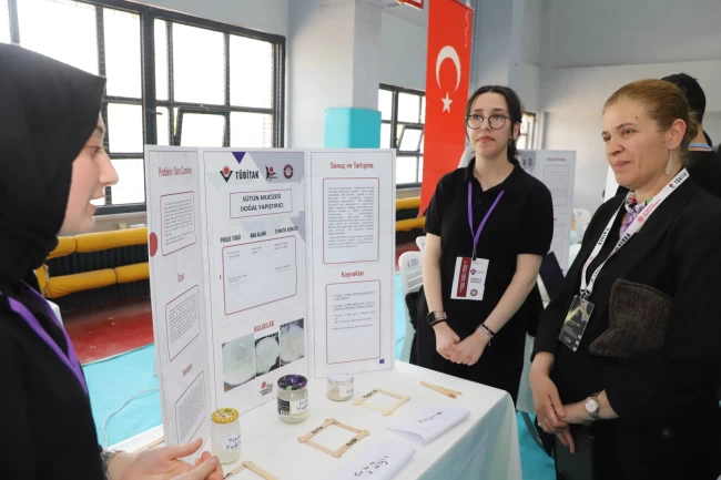 Bursa Yıldırım Ticaret MTAL'de TÜBİTAK 4006 Bilim Fuarı
