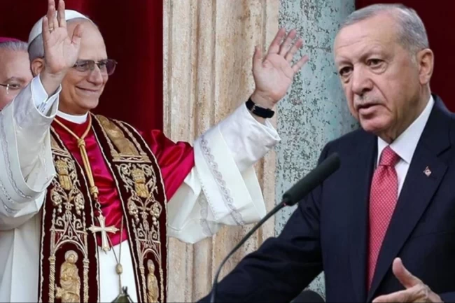 Cumhurbaşkanı Erdoğan'dan Papa 14. Leo'ya tebrik mektubu