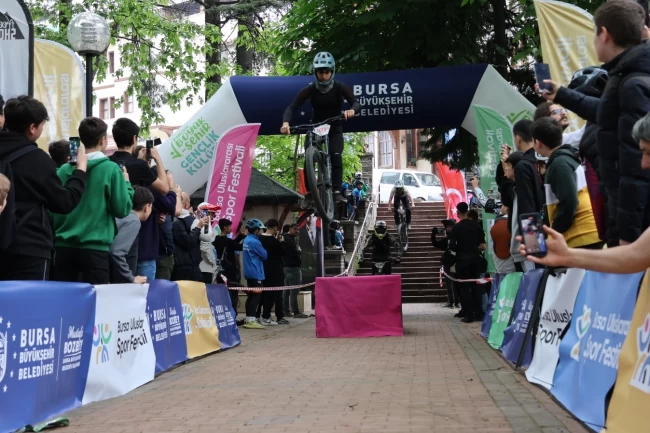 Bursa'da adrenalin dolu yarış!