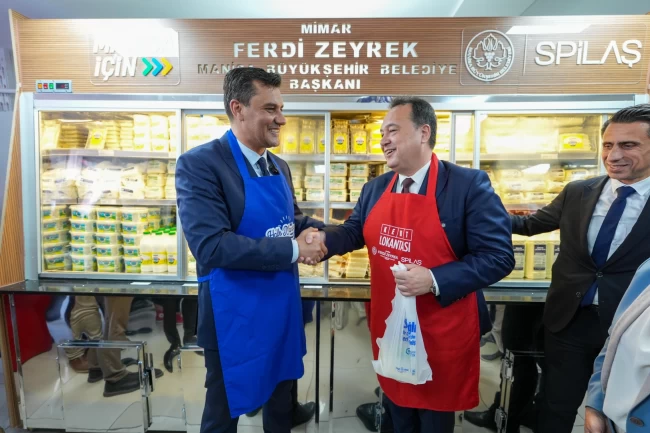 Manisa'da Kent Lokantası ve Halk Mandıra Akhisar'da hizmete açıldı