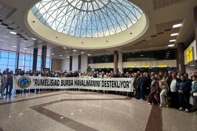 RUMELİSİAD'dan Bursa Yenişehir Havaalanı'na destek... RUMELİSİAD yeni uçuşlara öncülük ediyor