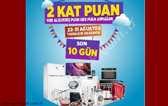 Her alış veriş puan, her puan armağan...