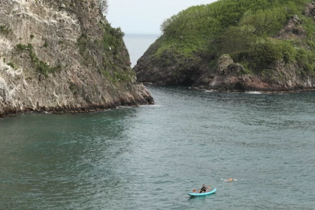 Karadeniz'in dalgalarında 19 mayıs coşkusu