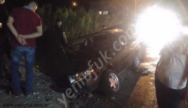 ALKOLLÜ SÜRÜCÜ KAZA YAPTI