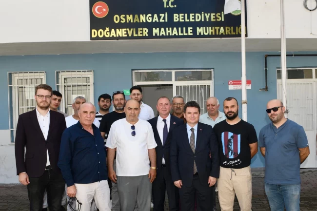 Bursa Osmangazi'de Başkan Aydın'ın durağı Doğanevler oldu