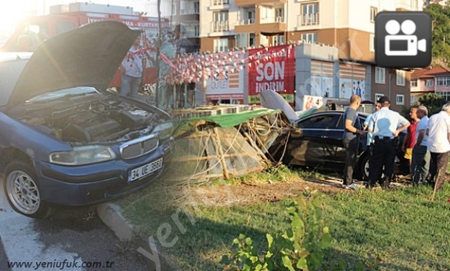 GÜLÜÇ YOLUNDA KAZA:3 YARALI