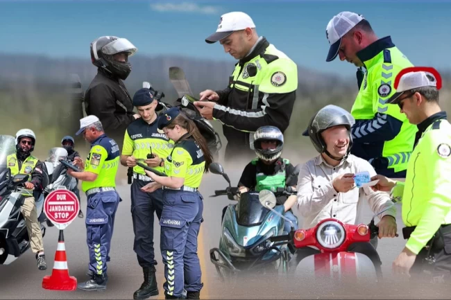 5,5 ayda 'kask'tan 475 bin sürücüye işlem!