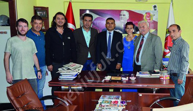 TEKTAŞ, GAZETECİLERE VEDA ETTİ..