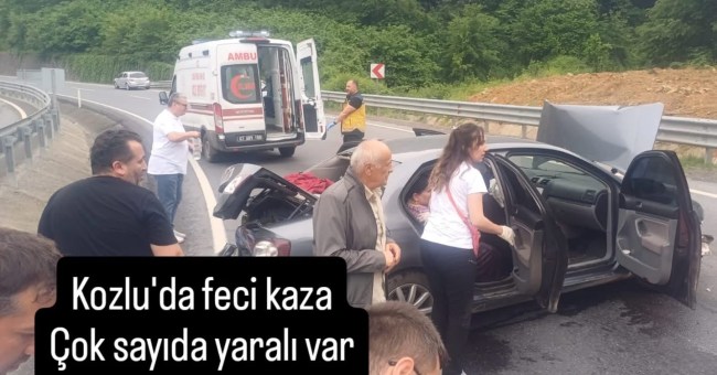 Kozlu’da kaza: 2 yaralı