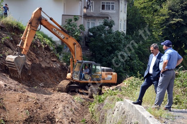 SAKİNDERE’DE ÇALIŞMALAR BAŞLADI…