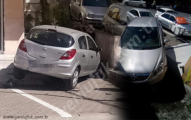 SÜRÜCÜ ŞOKA GİRDİ..