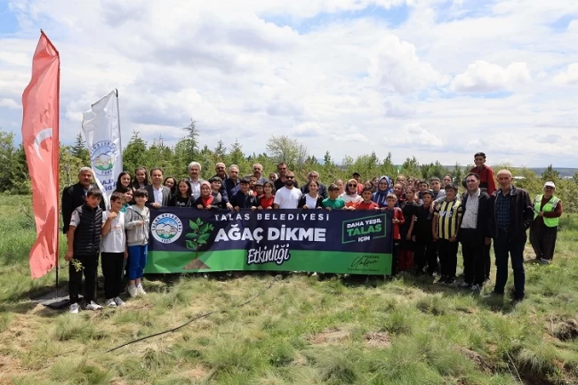 Kayseri Talaslı çocuklar geleceğe fidan dikti