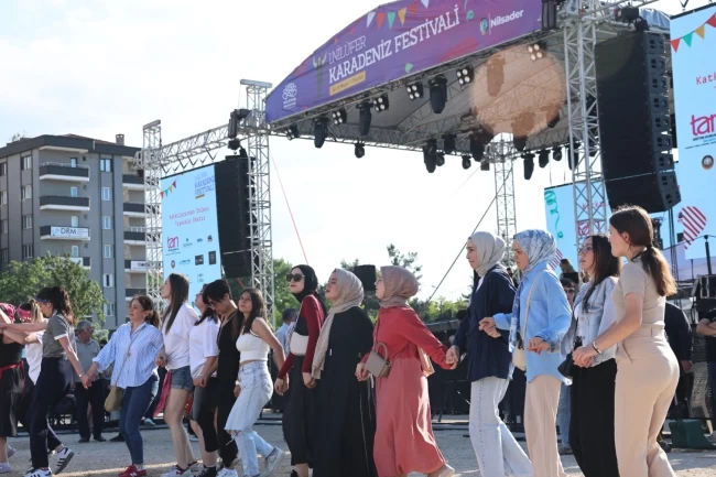 Bursa Nilüfer'de Karadeniz Festivali sona erdi