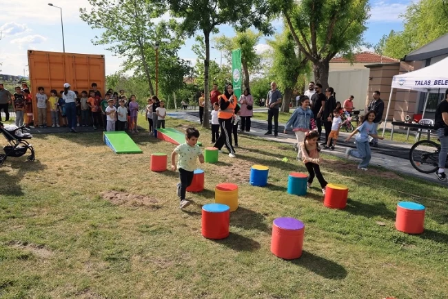 Kayseri Talas'tan "Dünden Bugüne Çocuk Oyunları Şenliği"