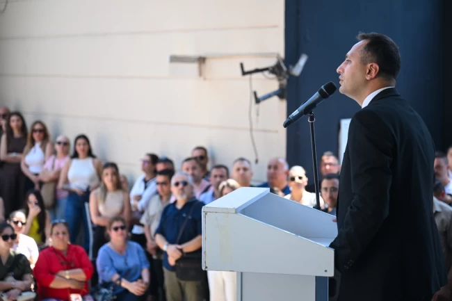 İzmir Bornova Belediyesi çalışanları bayramlaştı