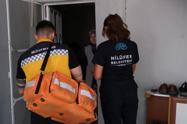 Nilüfer Belediyesi'nden ihtiyaç sahiplerine evde sağlık hizmeti