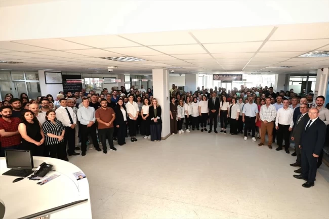 Denizli Büyükşehir'de renkli bayramlaşma