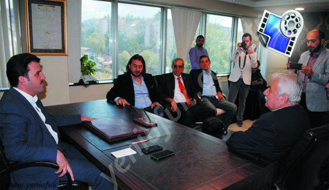 GAZETECİLERDEN, ÇAKIR'A ZİYARET...