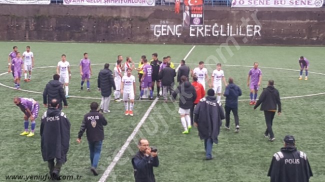 MAÇ SONA ERDİ..EREĞLİ:1, BARTIN:1