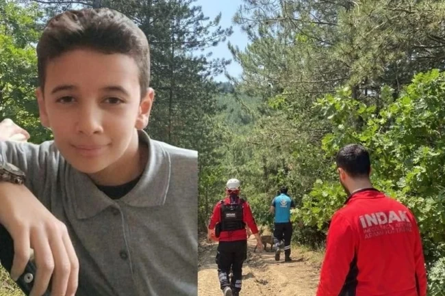 Bursa Orhaneli'de kayıp Burak sağ salim bulundu