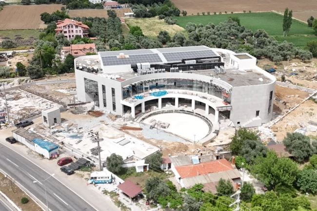 Muğla'da Milas Kültür Merkezi'nin yüzde 77'si tamamlandı