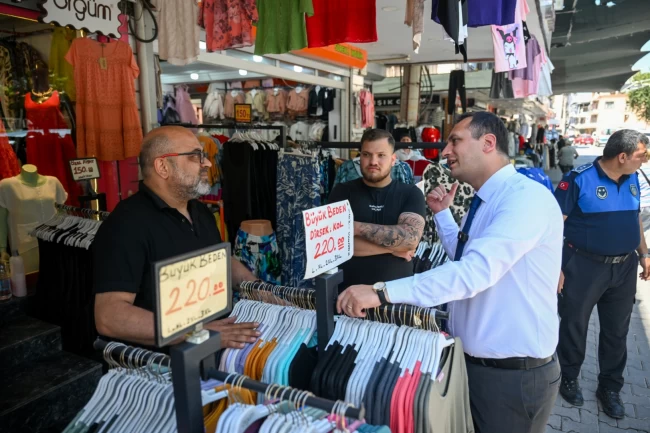 Bornova'da Çamdibi esnafına ziyaret