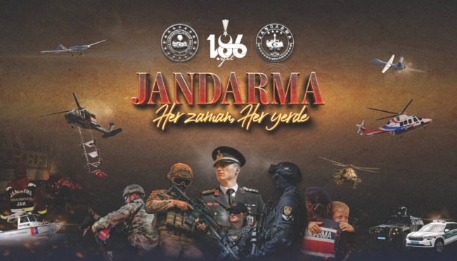 Jandarma 186 yaşında..
