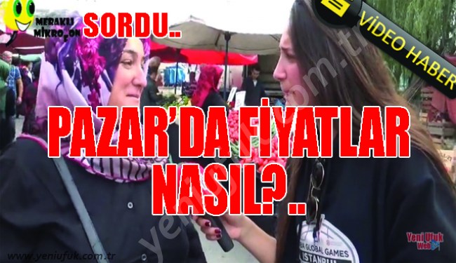 MERAKLI MİKROFON, CUMARTESİ PAZARINDA..