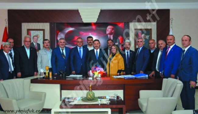 MUHTARLAR’DAN UYSAL’A ZİYARET..